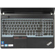 聯(lián)想鍵盤保護膜ThinkPad E531 E540 E550 E570C E575黑將S5防塵墊罩套 半透黑色