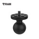 RAM車(chē)載相機支架專(zhuān)用底座配件 標準1/4英寸螺紋通用相機云臺固定模塊 小法蘭云臺-B型球頭