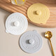 onlycook 通用硅膠杯蓋防塵圓形食品級耐高溫無(wú)異味水杯陶瓷馬克杯蓋子 白色+黃色+灰色/各1個(gè)