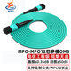 輝宏時代MPO-MPO/LC光纖跳線8芯12芯24芯MTP多模跳纖萬兆40G100G光模塊用集束光纖線 MPO-MPO12芯40G（OM3-300） 1米