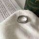 彩萊婭歐美男士鈦鋼戒指男潮嘻哈韓版光面素圈食指環(huán)不掉色情侶戒指單身霸氣簡(jiǎn)約ins網(wǎng)紅尾戒子送男友 銀色戒指(下單留言尺碼)