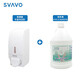 瑞沃（SVAVO）泡沫皂液器免打孔洗手液盒酒店衛生間手動(dòng)泡沫機壁掛洗手液起泡機 泡沫皂液器+3.8L泡沫洗手液 V830