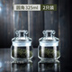 鷗欣進(jìn)口玻璃茶葉罐透明小號儲存罐玻璃密封罐儲物罐食品級玻璃罐瓶子 進(jìn)口圓角【325ml】【2只裝】