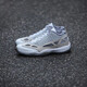 耐克（NIKE）【極速發(fā)貨】Air Jordan 11 Low AJ11 低幫黑白籃球鞋紅 AV2187 919712-102  白灰 42.5