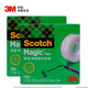 3M 思高 隱形膠帶 磨砂透明神奇錯題膠帶 無(wú)痕隱形 可黏錯題  辦公用品 810-CH33 12.7mm×33m 2包裝
