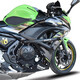 STUNTCX司當(dāng)克斯適用川崎忍者650ninja650保險(xiǎn)杠護(hù)杠保險(xiǎn)杠防摔架防摔棒 高配彈簧防摔頭護(hù)杠（17-21款）