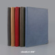 道林（DAOLEN） 軟皮面大筆記本128張寬行距本子 復古簡(jiǎn)約ins風(fēng)商務(wù)辦公會(huì )議記事本 考研學(xué)生本子 可定制logo 思銳-灰藍 A5-22K-128張