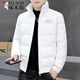 啄木鳥(niǎo)（TUCANO）羽絨棉服男2026年冬季新款男裝棉衣潮牌棉襖潮流亮面加厚保暖外套 白色 XL