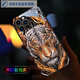 倍曦2024新年款手機殼iPhone15龍年新款iPhone14iPhone13國潮來電閃光手機殼 猛虎【七彩發(fā)光】 iPhone 15promax