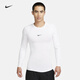 耐克（NIKE）官方PRO DRI-FIT男子速干緊身長袖訓練上衣秋季FB7920 100白/黑 L