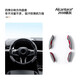 梵汐方向盤(pán)套四季通用2023新款男女汽車(chē)車(chē)用車(chē)載內(nèi)飾用品大全把套 2938銀灰 4件套裝 分體方向盤(pán)套