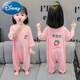 迪士尼（Disney）莫代爾兒童連體睡衣男童女童寶寶夏季薄款小童防踢睡袋嬰兒空調(diào)服 粉紅色 100 (建議身高95cm左右)