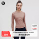 lululemon丨Rulu 女士跑步長(cháng)袖 T 恤 *Ref 透氣 芯吸 LW3GI6S 暮光玫瑰棕 XS /4