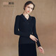美標女秋冬長(cháng)袖棉質(zhì)打底衫百搭可外穿蕾絲修身蠶絲新款內搭上衣春 黑色（針織打底衫） 均碼