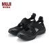无印良品（MUJI）男女通用运动凉鞋（男士/女士）男款女款 忍者鞋 鞋子 EKB12A3S 黑色 M 250MM/40码（2.0）