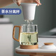 尚言坊茶杯茶水分離杯個人專用茶杯高檔辦公室花茶杯子玻璃泡茶杯喝茶杯