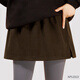 紐菲奧納衛衣打底神器小屁簾女下擺大碼鯊魚(yú)褲遮臀遮屁股秋冬半身短裙新款 咖色毛呢【開(kāi)叉款】 L 90-120斤