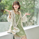十三余小豆蔻兒[原上牧歌]夏季日常出街外套吊帶連衣裙國風(fēng)套裝女 兩件套 現貨 XL