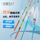 民間藝人六六釣法黑坑鰱鳙漂浮釣定層大浮力加粗醒目階梯尾魚(yú)漂淺水浮漂 JT雙浮階梯尾-深水款 3號漂一只裝