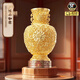 旺鼎檀銅擺件 花絲花瓶客廳玄關(guān)裝飾擺件中式禮物喬遷新居開業(yè)禮品 蓮年如意1