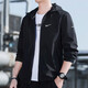 耐克（NIKE）外套男士夏季 2025新款運(yùn)動服裝梭織連帽皮膚防風(fēng)衣透氣休閑夾克 熱售薄款/偏小一碼/曬圖退10 建議拍大一碼 L (175/92A)
