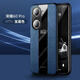 勁步 華為榮耀60曲屏手機殼Honor60Pro保護(hù)套外殼全包防摔硅膠皮紋商務(wù)款荔枝紋榮耀60pro 榮耀60Pro【】藍(lán)色