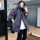 美洋（MEIYANG）微醺葡萄鵝絨服輕暖顯白菱形羽絨服立領(lǐng)保暖外套時(shí)尚新款羽絨外套 紫色 M