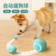 華元寵具（hoopet）狗狗玩具球耐咬自嗨解悶自動(dòng)逗狗神器寵物電動(dòng)小狗智能彈力遛狗球 自動(dòng)逗狗球 藍色