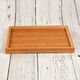 多川日式茶水杯盤(pán)桐木制實(shí)木托盤(pán) 木質(zhì)托盤(pán)長(cháng)方形家用竹茶 直角竹盤(pán)22*13*2