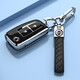 蘇萌日產(chǎn)汽車(chē)鑰匙套逍客軒逸包勁客汽車(chē)鑰匙扣騏達保護殼鑰匙包 B款2鍵黑殼+黑色雙扣