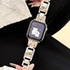 炫戴（XUANDAI）適用iwatch s10表帶彩鉆狗狗蘋(píng)果手表s9手鐲s8/s7/s6金屬apple watch se表帶小眾高級女款腕帶 星光【寬版】小狗彩鉆·手鐲式表帶 38/40/41/42