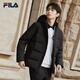 FILA 斐樂(lè)官方男士羽絨服鴨絨2025春基礎(chǔ)休閑舒適保暖連帽上衣