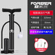 永久高壓騎行裝備家用電動(dòng)瓶車(chē)便攜充氣管子摩托汽車(chē)籃球單車(chē) 短款高壓-黑色