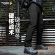 龍牙二代逆鋒戰術(shù)軟殼褲抓絨褲男士搖粒絨抓絨褲戶(hù)外防風(fēng)保暖褲官方 極夜黑 180/100C(高178-183重185-205