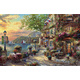 帝藍尼拼圖成人高難度3000/1000/2000/5000大型高難度減壓木質(zhì)油畫(huà)風(fēng)景 [2000片分區圖]法國咖啡館 代拼