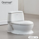 谷仕塔（Gromast）兒童馬桶坐便器男小孩女寶寶嬰幼兒專(zhuān)用訓練神器廁所家用便盆尿盆 灰色
