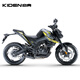 啟典（KIDEN）2023新款 KD150-U公路版鋁輪(國IV)摩托車(chē)（付款后30天內發(fā)貨） 特黑黃
