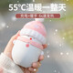 鴻迪 雪人暖手寶充電迷你可愛(ài)USB暖寶寶熱水袋電熱寶生日禮物女生送女友女朋友閨蜜送老婆情侶圣誕節禮物 粉色雪人暖手寶+二檔溫控【6000mAh】