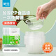 茶花一次性碗塑料碗戶外露營燒烤快餐湯碗家用打包盒環(huán)保透明飯盒 【100只】圓形餐碗500ML