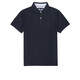 TOMMY HILFIGER 湯米 希爾費(fèi)格 經(jīng)典男士T恤 純棉短袖翻領(lǐng)上衣男 海軍藍(lán)POLO衫C817857318 M （建議140-160斤）