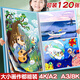 a2畫(huà)夾畫(huà)冊(cè)收納冊(cè)4k素描美術(shù)作品集兒童畫(huà)繪畫(huà)集獎(jiǎng)狀a3資料海報(bào)文件夾8k收集冊(cè)畫(huà)袋收藏夾整理 A2/藍(lán)60頁(yè)/裝120張