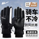 回力手套男冬季保暖加絨滑雪手套戶(hù)外騎行防風(fēng)寒觸屏防潑水厚棉手套女