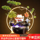 歐梵普（oufanpu）創(chuàng  )意招財貓流水擺件搖手招財禮品前臺裝飾循環(huán)水喬遷搬家開(kāi)業(yè)禮物 搖手招財貓擺件【財福雙收】 【寓意美好，高端擺件】