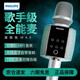 飛利浦（PHILIPS） 話筒音響一體麥克風無線藍牙手機麥直播聲卡變聲器話筒全民K歌掌上KTV3011 太空銀-雙環(huán)繞立體音