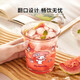 滿朝佳（MANCHAOJIA）大耳狗玻璃杯子女生可愛家用高顏值咖啡果汁牛奶飲料杯辦公室喝水 400ml玻璃杯【美樂蒂】