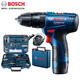 博世12V鋰電沖擊鉆GSB120LI工具箱套裝充電式手電鉆電動(dòng)螺絲刀電轉 博世工具箱套裝108件（單電）