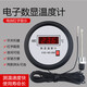 歡奇電子數顯溫度計帶探頭傳感器工業(yè)顯示器測水溫計養殖池塘大棚冷庫 電池紅字款 5米信號線(xiàn) 小探頭