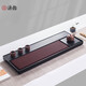源韻（YUANYUN） 源韻電木茶盤(pán)德國家用烏金石茶盤(pán)茶具套裝排水臺灣電膠木小茶臺中國紅電木+烏金石(60*24厘米)