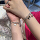 SMVP  三麗鷗鈴鐺手環(huán)閨蜜手鐲小禮品卡通庫洛米手鏈?zhǔn)诛椙閭H飾品 玉桂狗+庫洛米