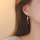 蘇十六S999銀耳環(huán)女竹節(jié)流蘇蝴蝶耳釘小眾耳墜飾品送女朋友老婆生日禮物 999銀-竹節(jié)蝴蝶耳環(huán)